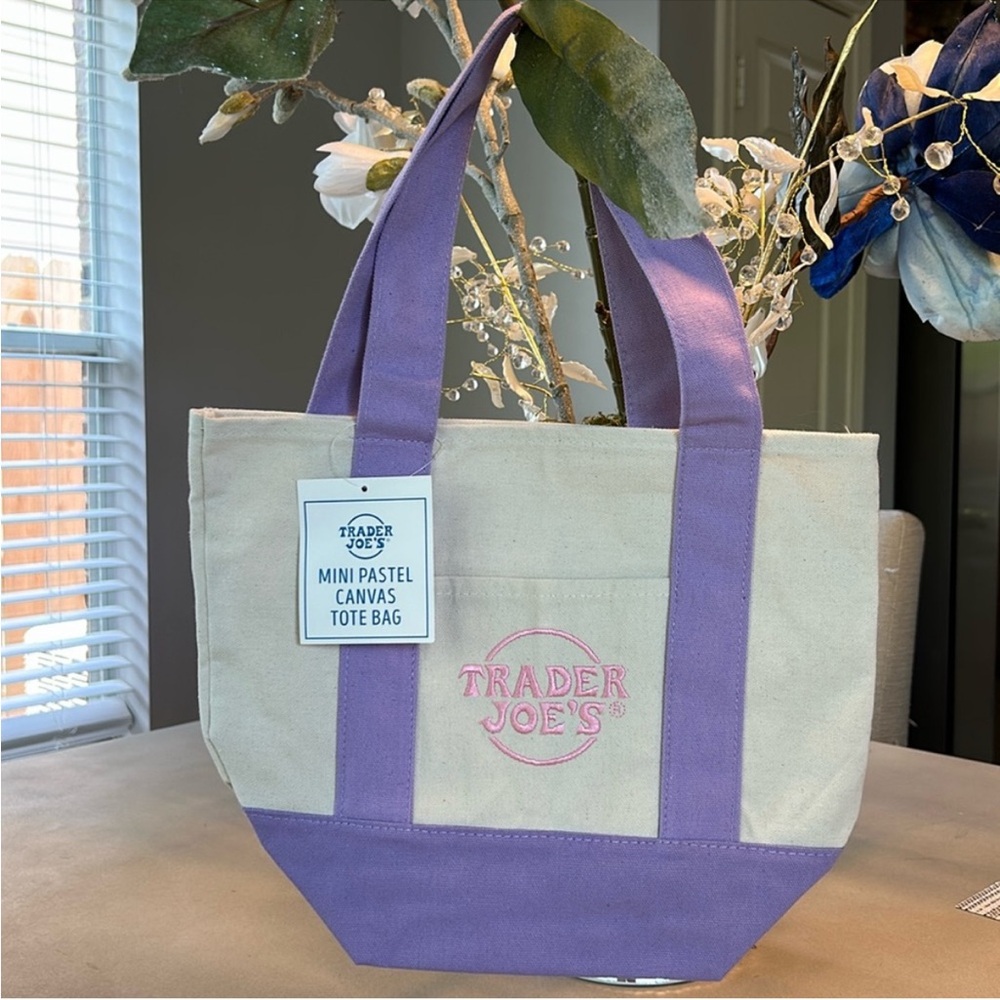 Trader Joe’s Purple Pastel Mini Tote